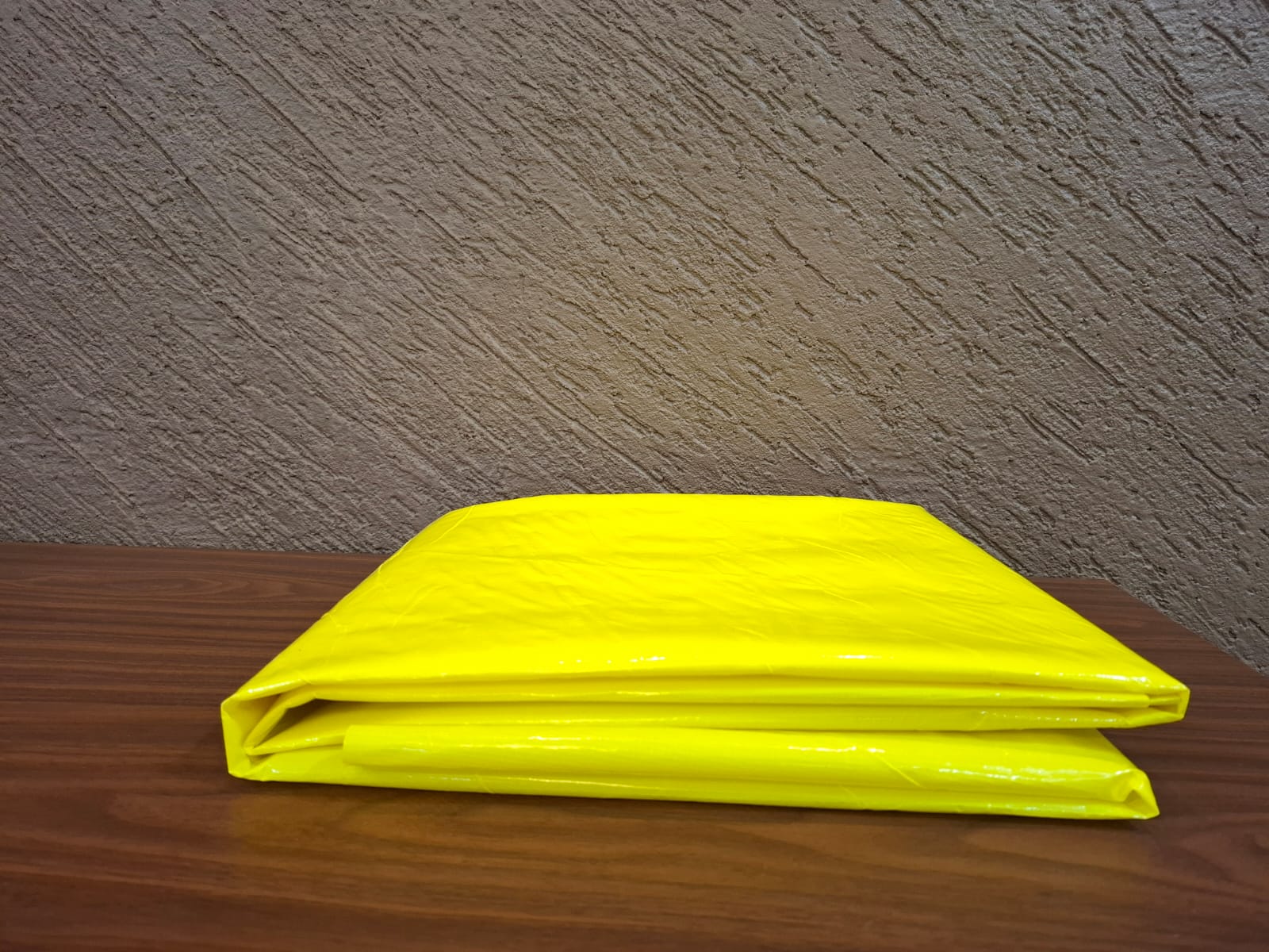 Orange Yellow Tarpaulin Flat